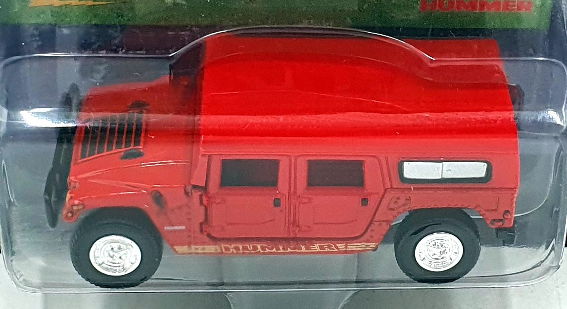 Johnny Lighting 1/64 Scale 432-10 - Hummer Civilian 4-Door Wagon - Red