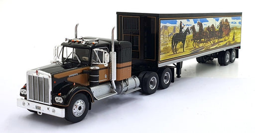Big Rig Replicas 1/43 Scale 43-0445 1974 Kenworth W900A with trailer - Wild West