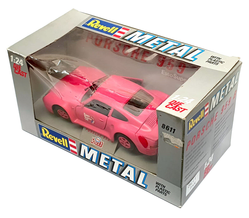 Revell 1/24 Scale Diecast 8611 - Porsche 959 B Esso Super Oil - Pink REWORKED
