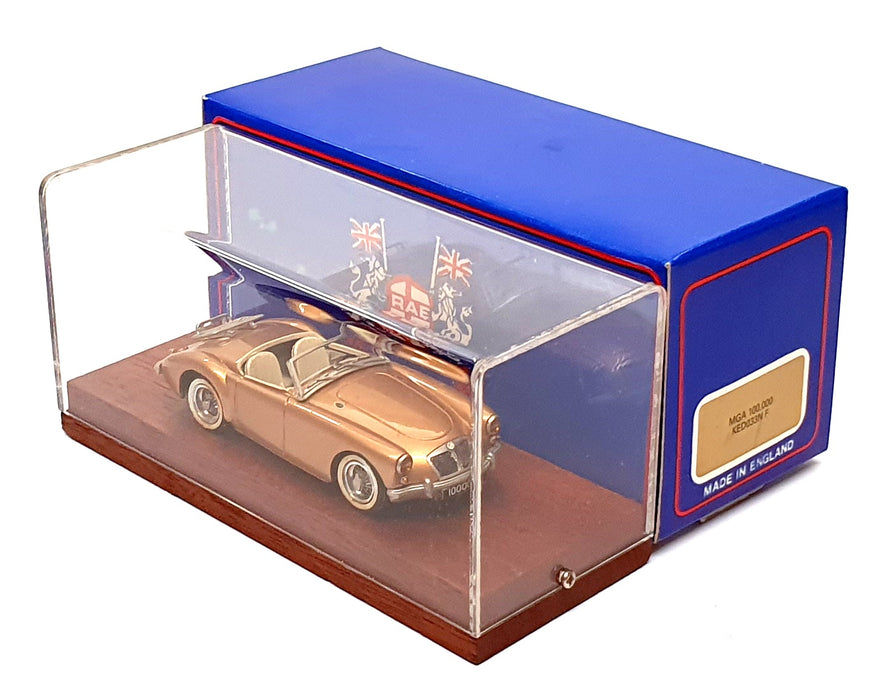 RAE Models 1/43 Scale KED033N F - MG MGA 100,000 Roadster - Gold