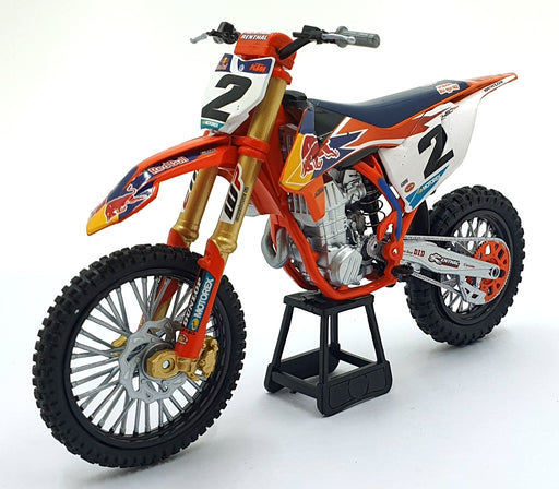 New Ray 1/10 Scale 58213 - KTM 450 SX-F Motorbike #2 Supercross  - Cooper Webb