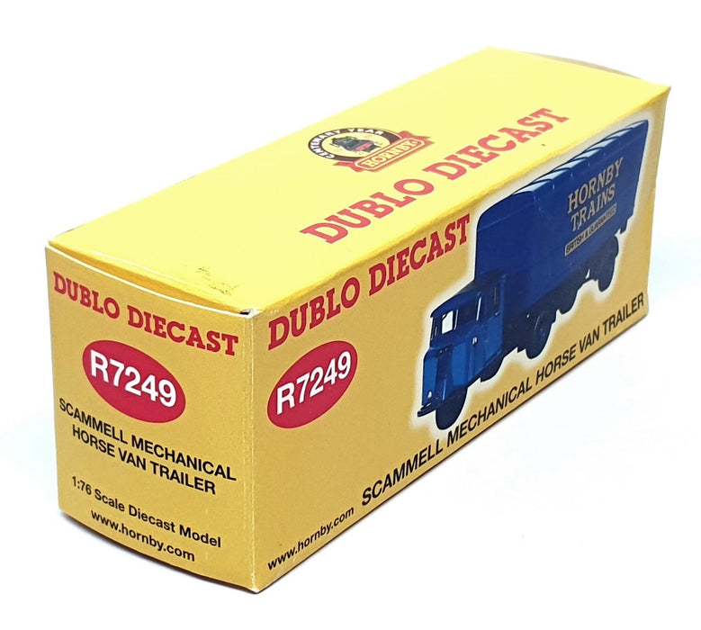 Hornby Dublo Diecast 1/76 Scale R7249 - Scammel Horse Van Trailer - Blue