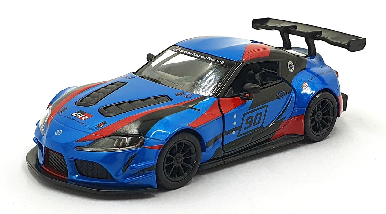 Kinsmart 1/36 Scale Pull Back & Go TY6951 - Toyota GR Supra Racing Concept Blue
