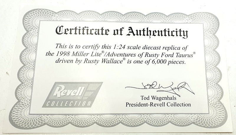 Revell 1/24 Scale RC249801025 - Ford Taurus #2 Miller Lite - Wallace