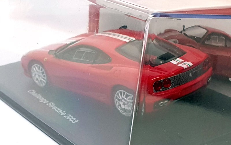 Altaya 1/43 Scale 5425V - 2003 Ferrari Challenge Stradale - Red/With Stripe