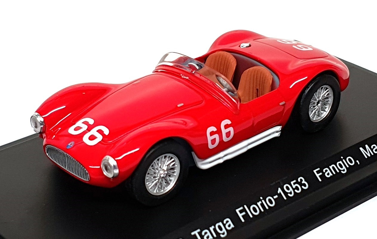 Whitebox 1/43 Scale WBS042 - Maserati A6GCS #66 Targa Florio 1953 - Red