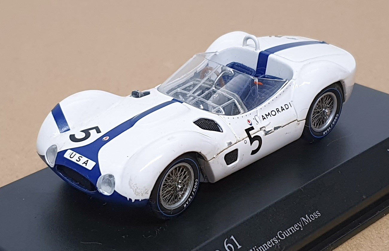 Minichamps 1/43 Scale 400 601205 - Maserati Tipo 61 #5 1000Km Nurburgring 1960