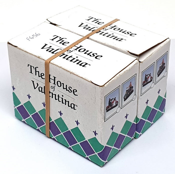 The House Of Valentina F656 - 2x Motorbike Hand Painted Statue Models