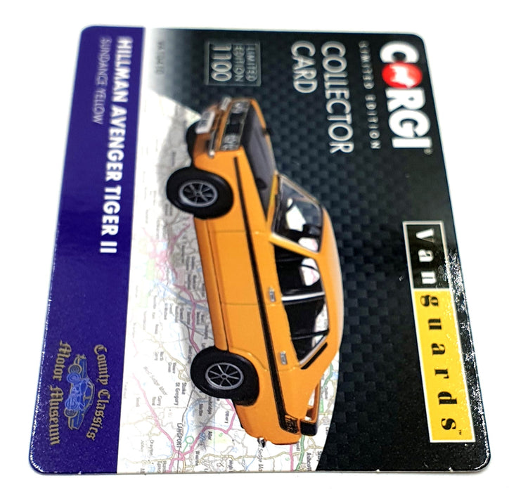 Vanguards 1/43 Scale VA10410 - Hillman Avenger Tiger II - Yellow
