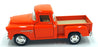 Kinsmart 1/32 Scale Pull Back & Go TY0237 1955 Chevrolet Stepside Pick Up Orange