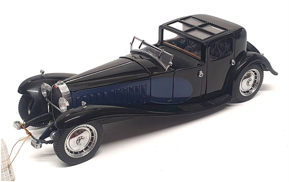 Franklin Mint 1/24 Scale B11RB69 - 1930 Bugatti Royale Napoleon - Black/Blue