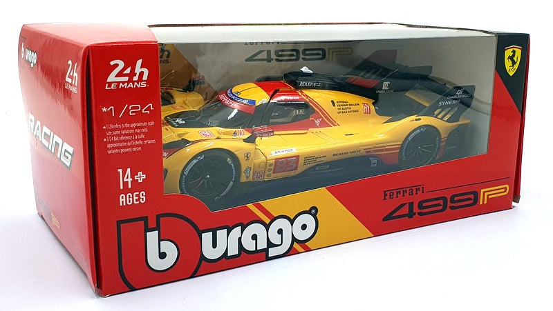 Burago 1/24 Scale Diecast 18-26313 - Ferrari 499P #83 24Hr Le Mans