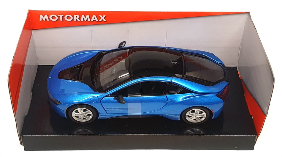 Motor Max 1/24 Scale 79359 - 2018 BMW i8 Coupe - Met Blue