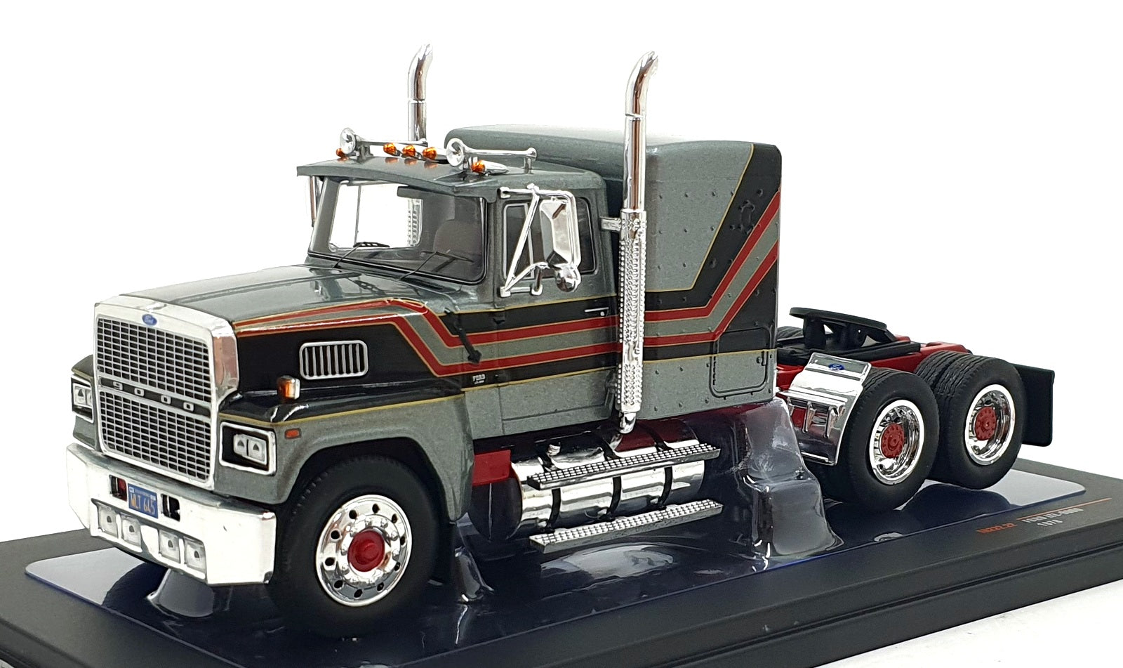 Ixo 1/43 Scale TR222.22 - 1978 Ford LTL - 9000 Truck - Met. Grey