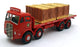 Corgi 1/50 Scale 09803 - ERF V 8 Wheel Platform Lorry With Pallet Load (BRS) Red