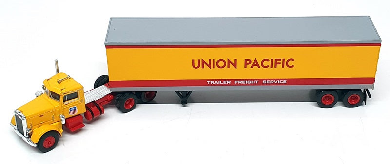 Brekina 1/87 Scale 85765 - Peterbilt 281 Truck & Trailer Union Pacific - Yellow