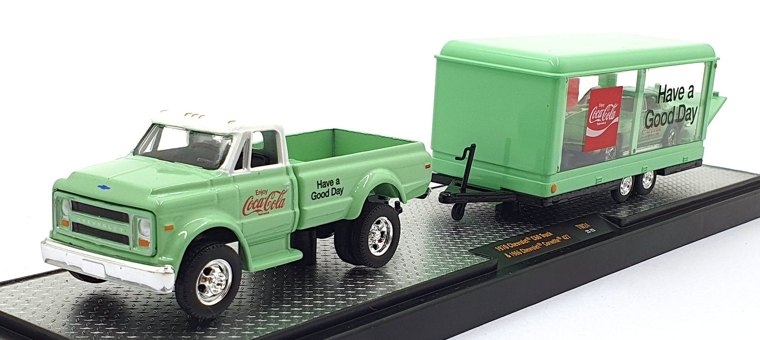 Castline M2 Machines 1/64 Scale TW24 '70 Chevrolet C60 Truck & '66 Corvette 427