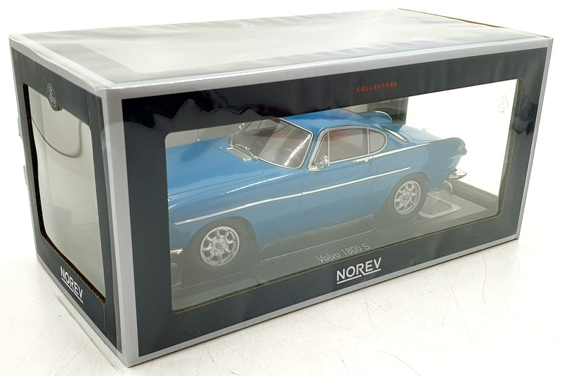 Norev 1/18 Scale Diecast 188702 - Volvo 1800 S 1969 - Medium Blue