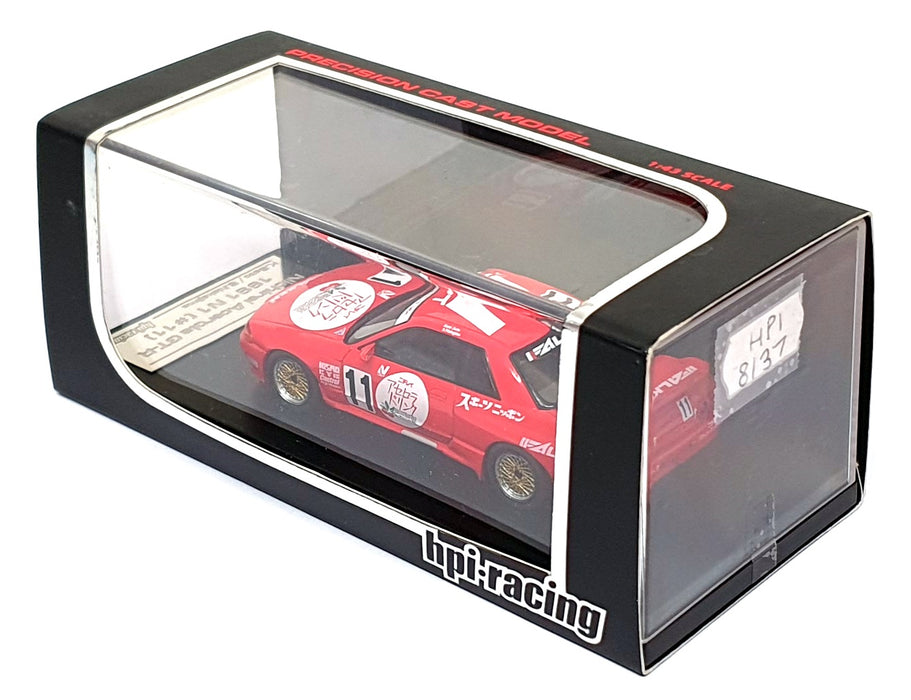 HPI 1/43 Scale 8137 - Nissan R32 Skyline GT-R Nichirei Acerola #11 1991
