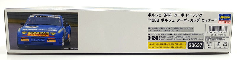 Hasegawa Kits 1/24 Scale 20637 - Porsche 944 Turbo Racing "1988 PT Cup1st"