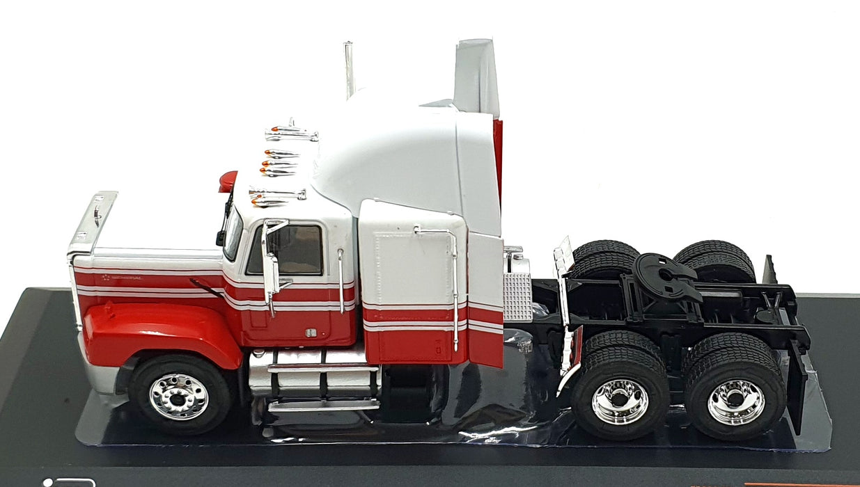 Ixo Models 1/43 Scale Diecast TR224.22 - 1988 GMC General SBFA Truck - White/Red
