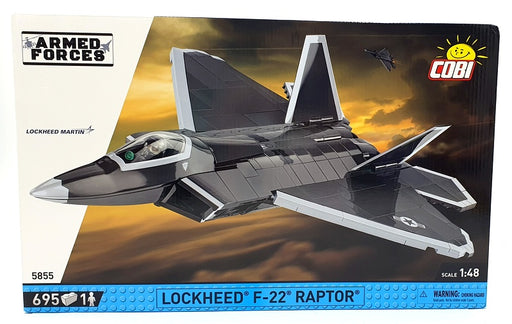 Cobi Bricks 1/48 Scale 5855 - Lockheed F22 Raptor - Armed Forces
