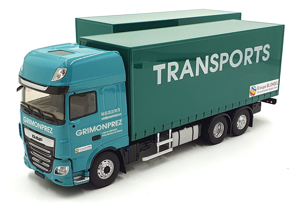 Eligor 1/43 Scale 116355 - 2017 DAF XF MY Camion Remorque Transports Grimonprez