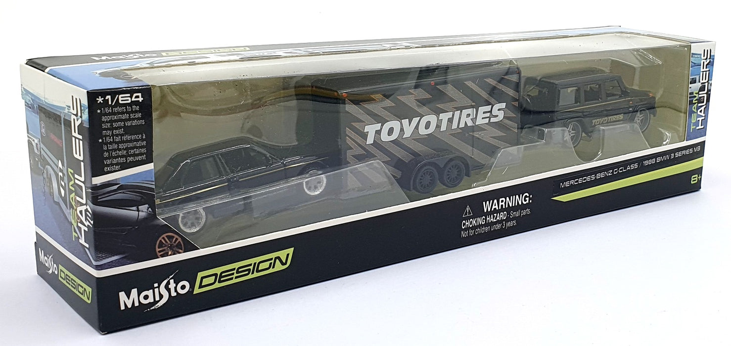 Maisto 1/64 Scale Diecast 11404 - Mercedes-Benz G Class/1988 BMW 3 Series M3