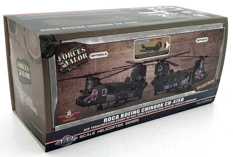 Forces of Valor 1/72 Scale 821005B-2 - ROCA Boeing Chinook CH-47SD