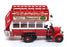 Corgi Apx 15cm Long C858/1 Thornycroft Bus Wimborne & Dorset Advertiser REWORKED