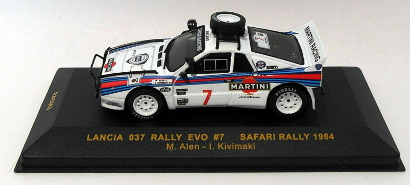 Ixo Models 1/43 Scale RAC063 - Lancia 037 Rally EVO #7 Safari Rally 1984