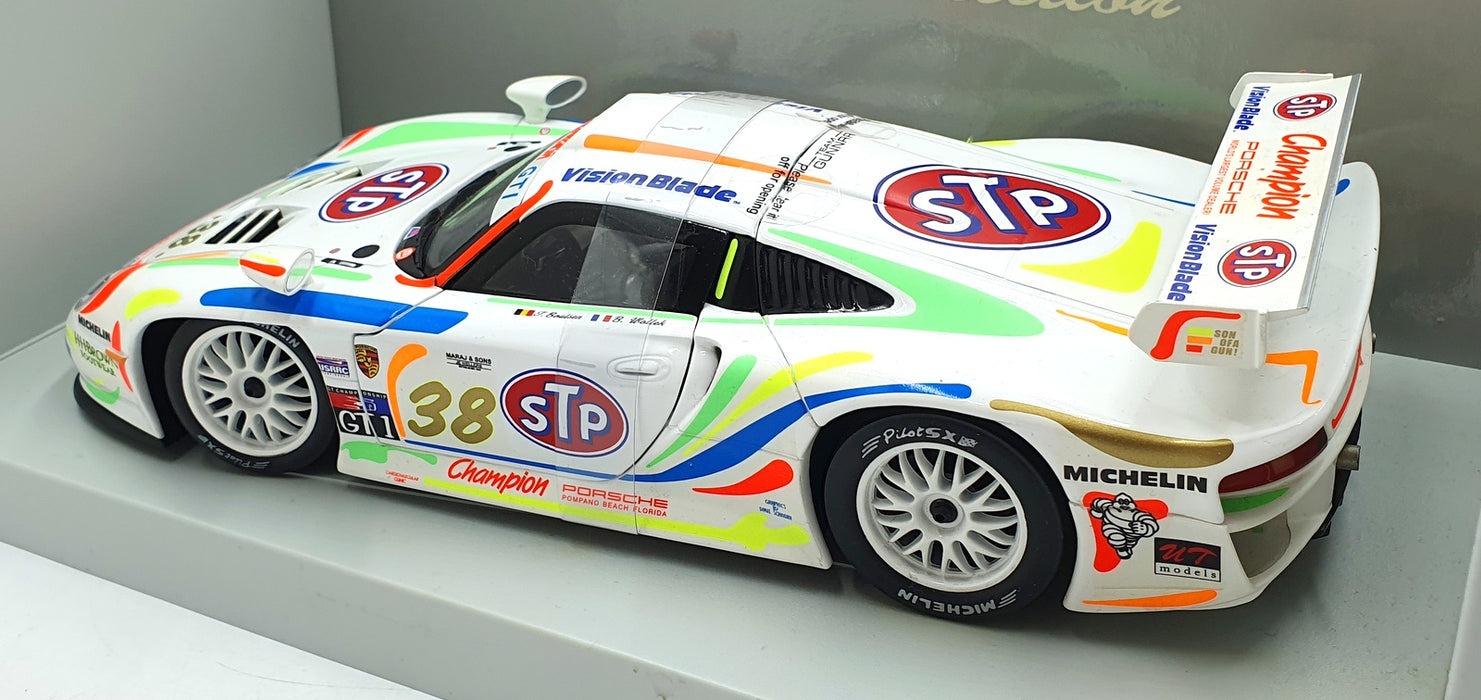 UT 1/18 Scale Diecast 39817 - 1998 Porsche 911 GT1 J. Boutsen/R. Kelleners STP