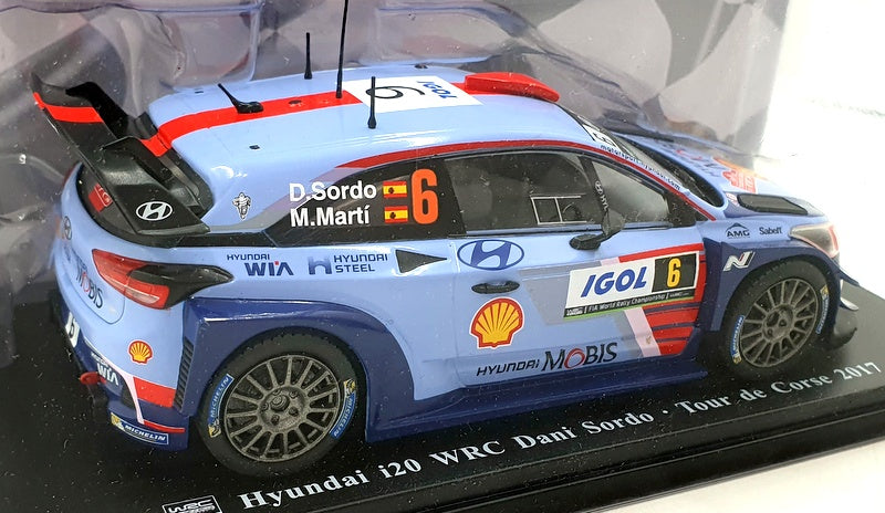 Hachette 1/24 Scale G1Z07004 - Hyundai i20 WRC T.D.Corse 2017 Dani Sordo #6