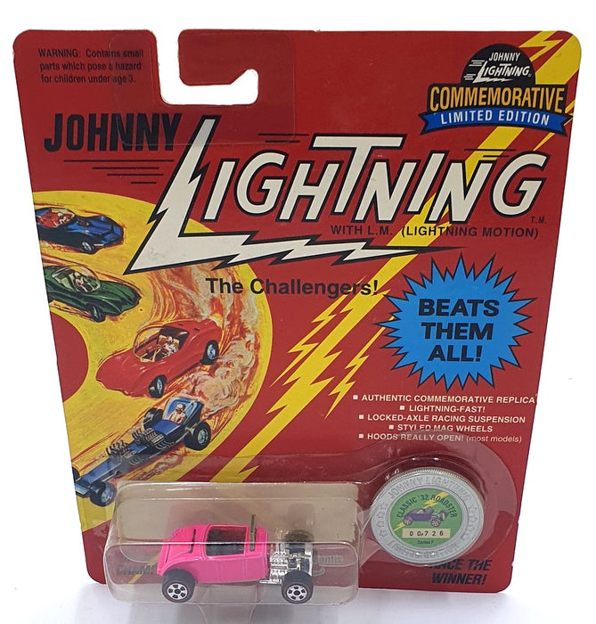 Johnny Lightning 1/64 Scale 100-160 - The Challengers Classic '32 Roadster Pink