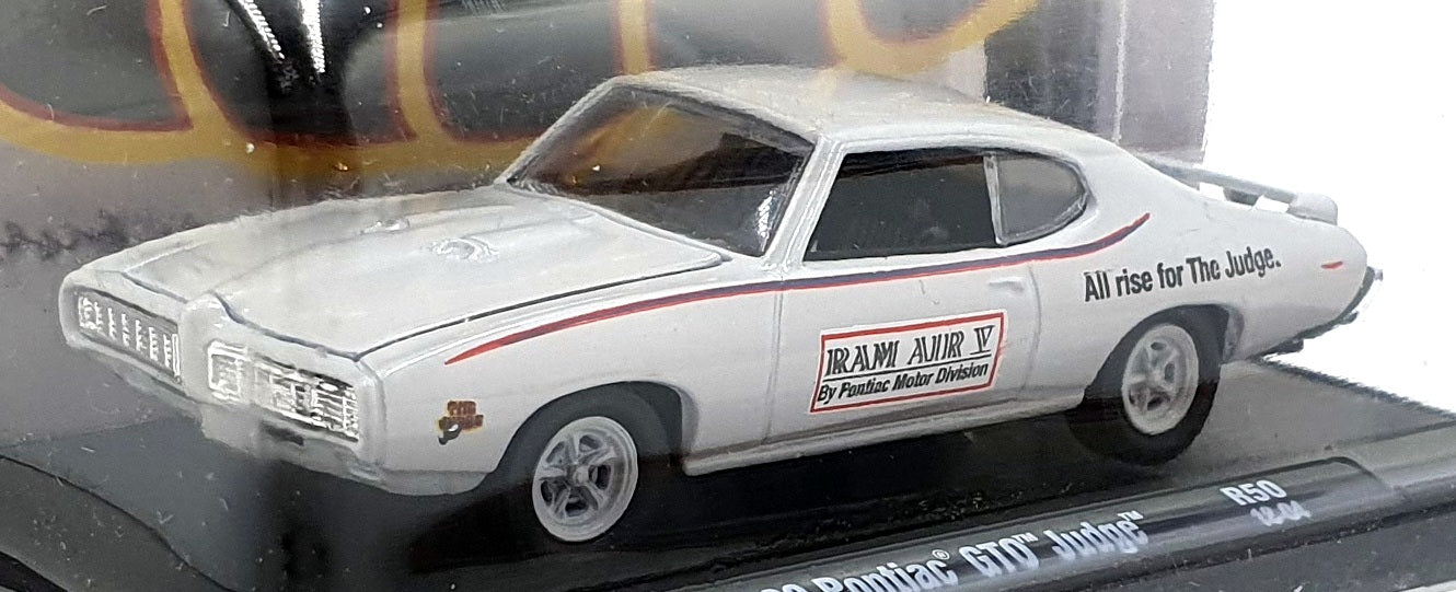 Castline M2 Machines 1/64 Scale R50 - 1969 Pontiac GTO Judge - Grey