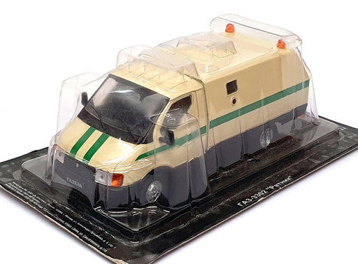 Altaya 1/43 Scale SOV08H - Russian GAZ 3302 Warrior Truck - Cream/Green