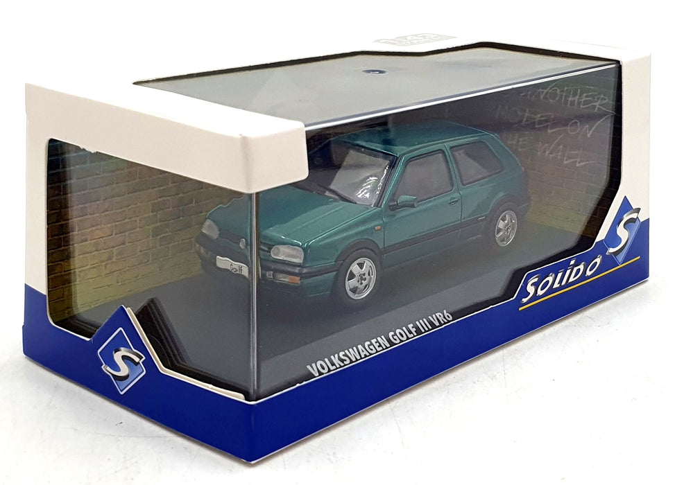 Solido 1/43 Scale Diecast S4316401 - Volkswagen Golf III VR6 - Met. Green