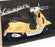 Cararama 1/12 Scale 01529 - Vespa GTS 300 Super Motorbike - Beige/White