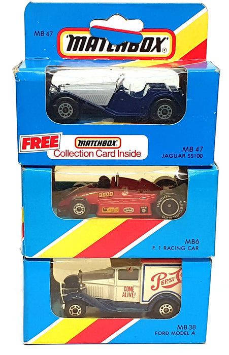 Matchbox Diecast SET019 - Set Of 9 Assorted Model Vehicles Jaguar Citroen Etc.