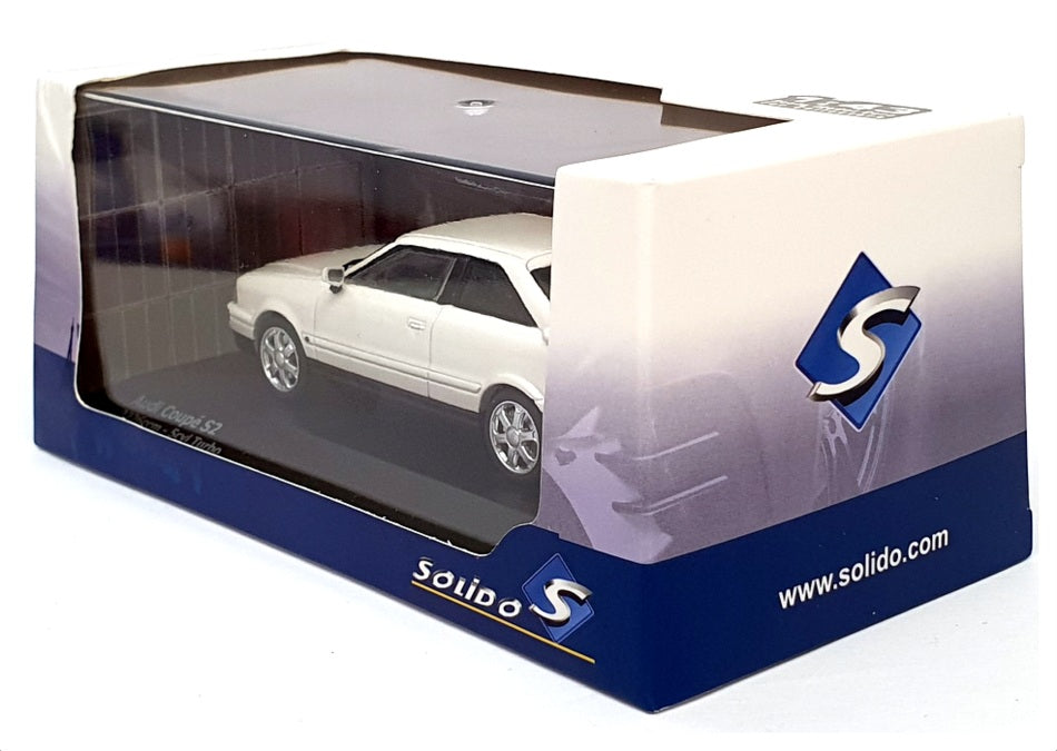 Solido 1/43 Scale Diecast S4312202 - Audi Coupe S2 - Pearl White