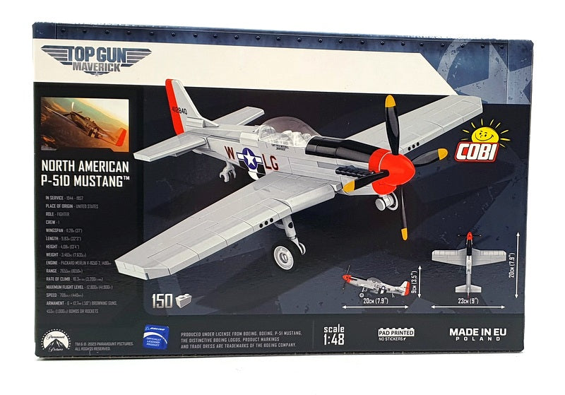 Cobi Bricks 1/48 Scale 5847 - P-51D Mustang - Top Gun