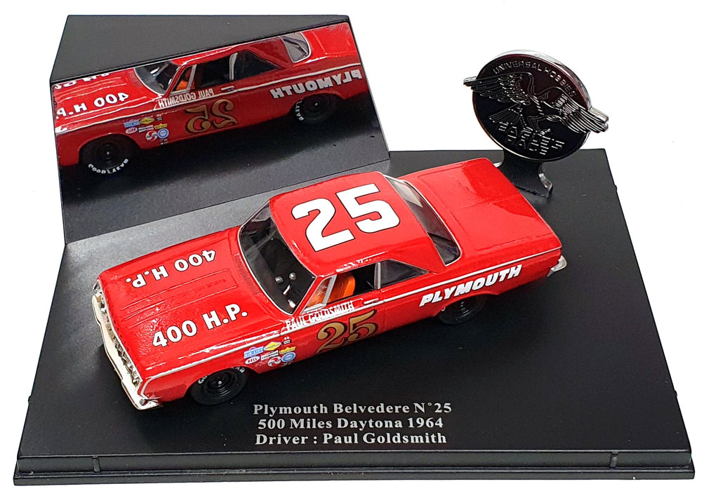 Eagle Collectibles 1/43 Scale 1456 - Plymouth Belvedere #25 500m Daytona 1964