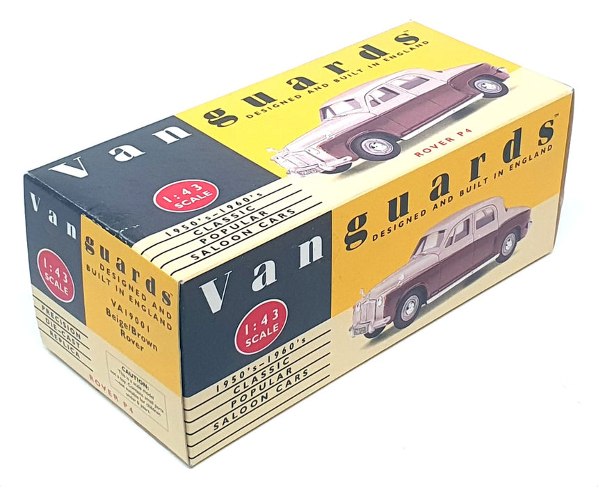 Vanguards 1/43 Scale Diecast VA19001 - Rover P4 - Beige/Brown
