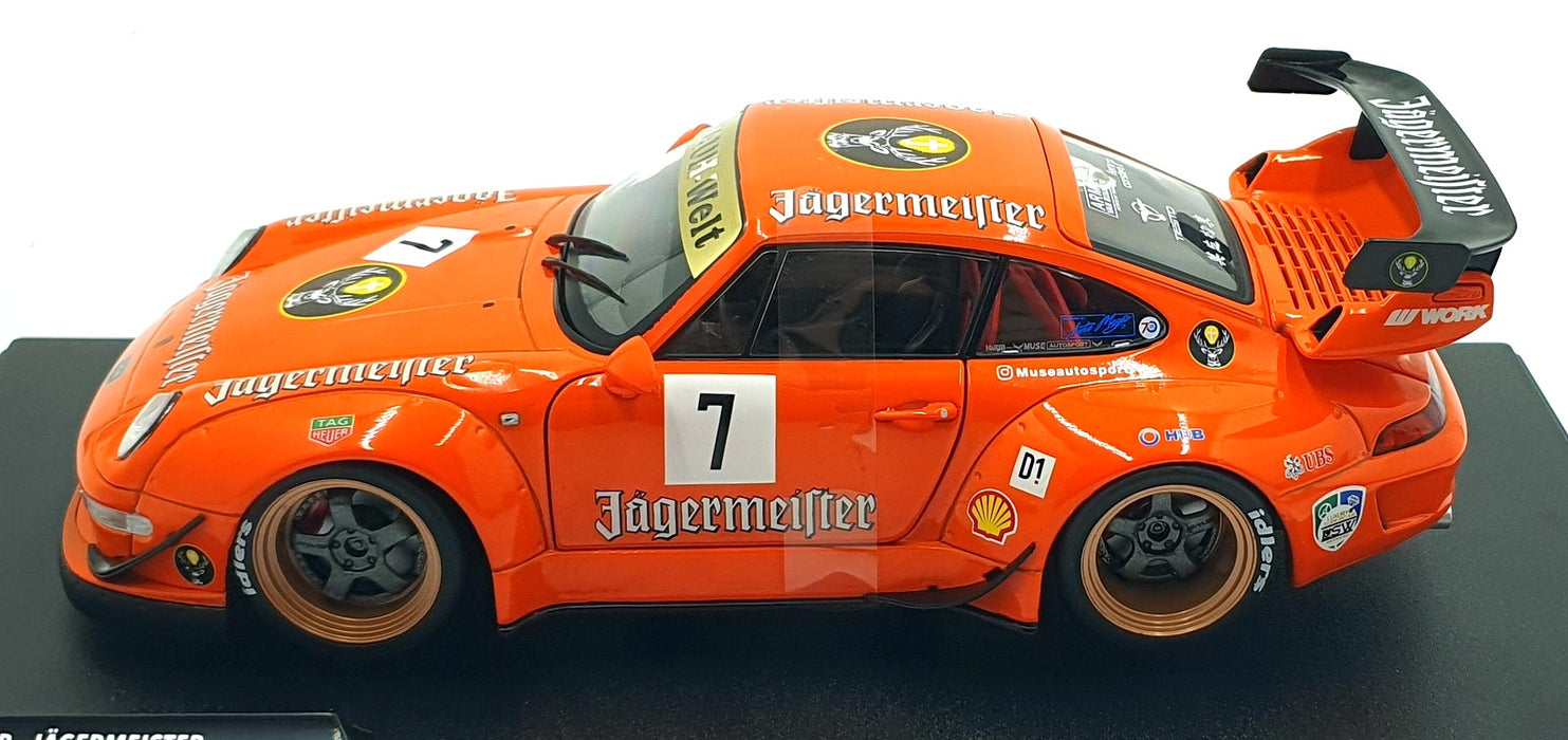 Solido 1/18 Scale Diecast S1808506 - 2020 Porsche RWB Jagermeister #7
