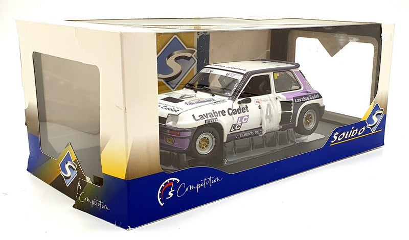 Solido 1/18 Scale Diecast S1801313 - Renault 5 Turbo #14 Lyon Charbbonnieres '83
