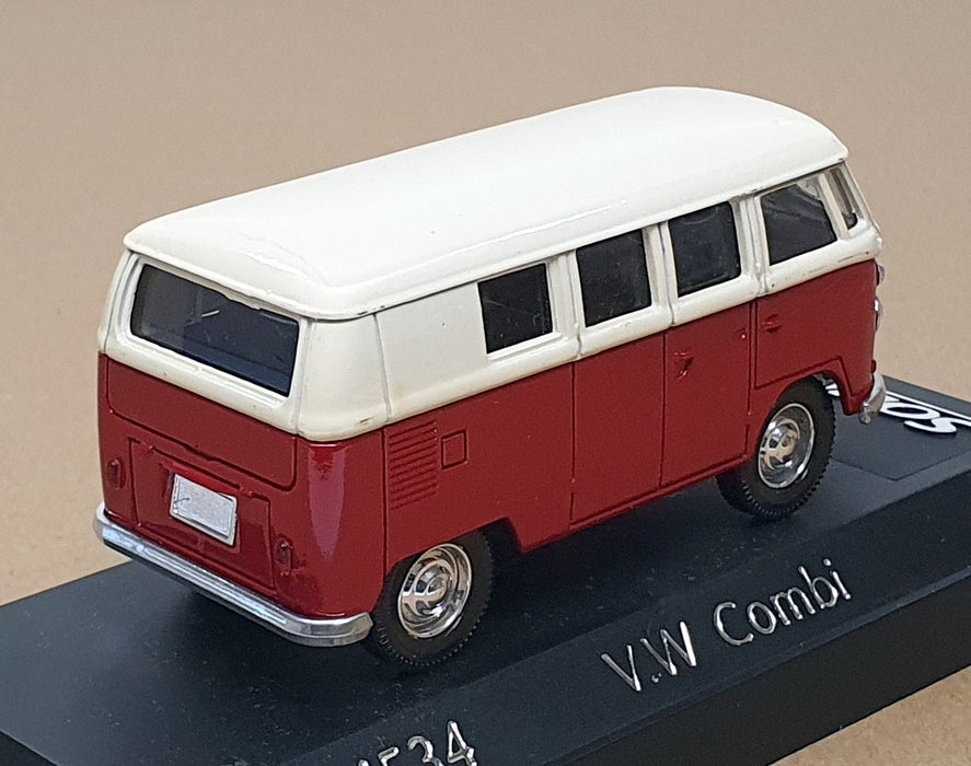 Solido 1/43 Scale Diecast 4534 - Volkswagen VW Combi - White/Red