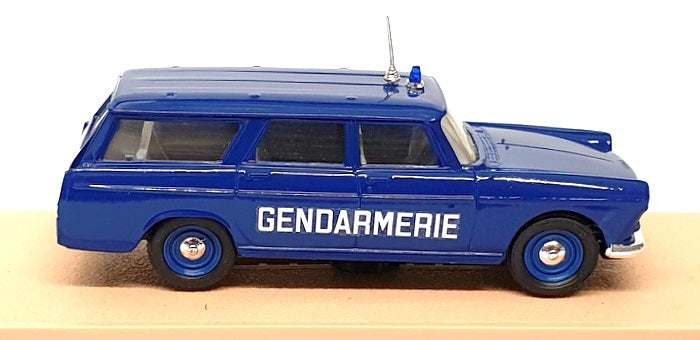 Eligor 1/43 Scale Diecast 1139 - 1964 Peugeot 404 Gendarmerie - Blue