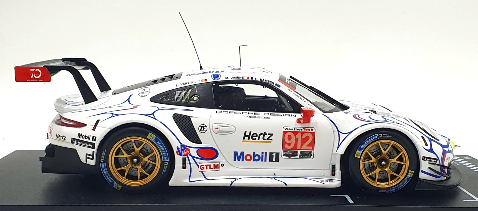 IXO 1/18 Scale LEGT18011 - Porsche 911 RSR #912 USA 2018
