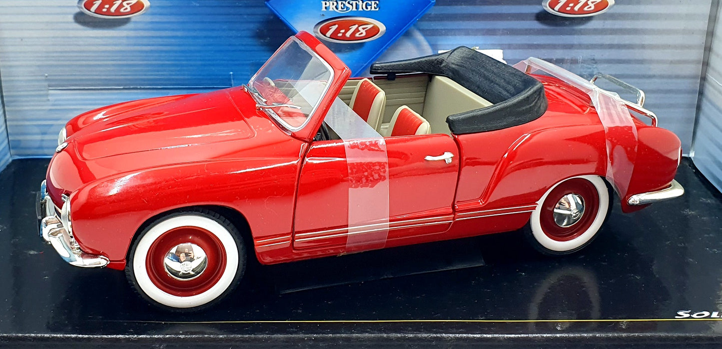 Solido 1/18 Scale Diecast 8058 - VW Karman Ghia - Red