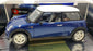 Burago 1/18 Scale Diecast 3319 - Mini Cooper 2000 - Blue/White